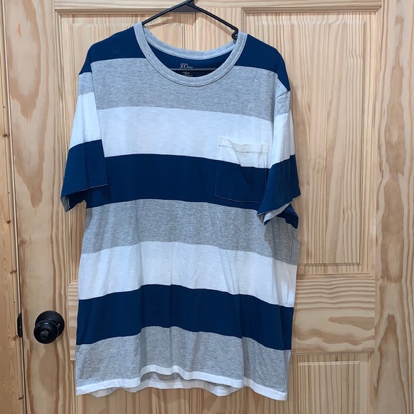 J. Crew Tops - J.Crew “Knit Goods” striped knit shirt size XXL